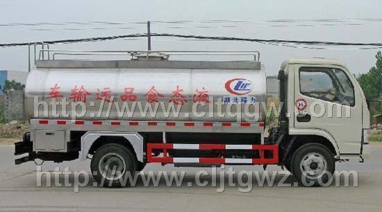 国四东风福瑞卡3-5吨鲜奶运输车