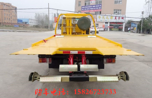 庆铃五十铃蓝牌一拖二清障车