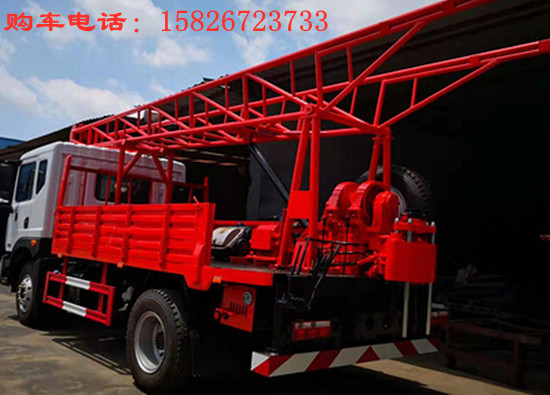 东风多利卡D9钻机车