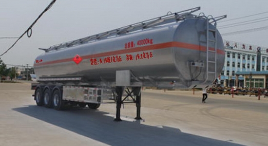 46立方铝合金运油半挂车