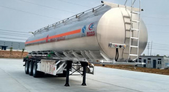 49立方铝合金汽油运输半挂车